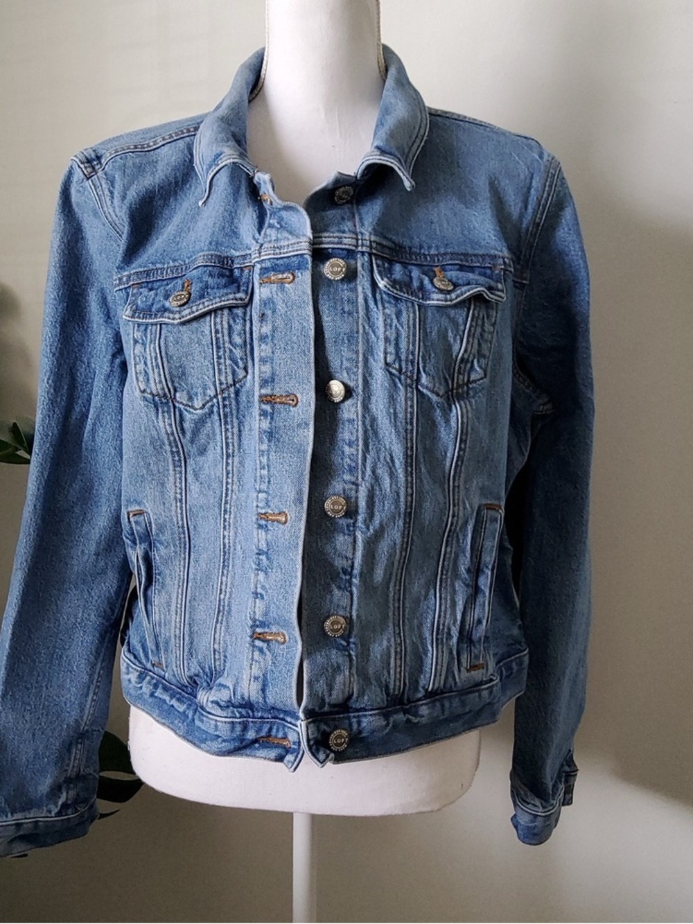 Classic Light Blue Denim Jacket - Women's Jean Coat